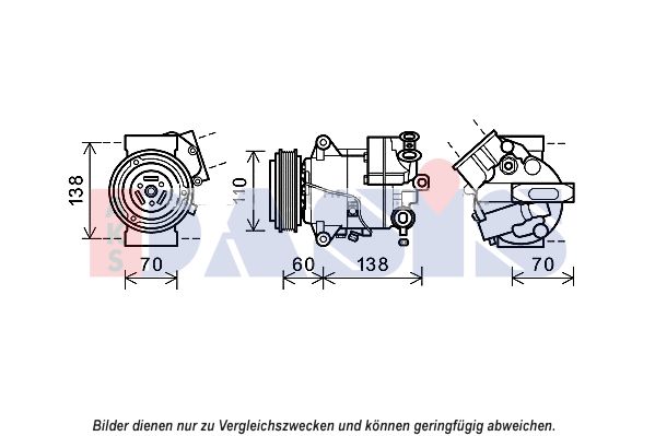 AKS DASIS Kompressori, ilmastointilaite 852689N